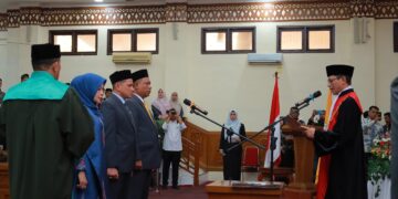 Pengadilan Meulaboh Lantik Tiga Pimpinan DPRK Aceh Barat