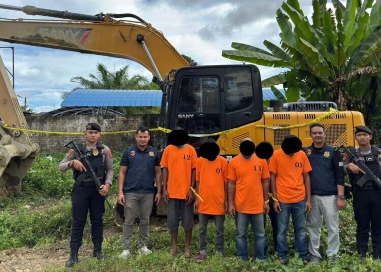 Polisi Berhasil Menangkap 5 Pelaku Penambangan Ilegal di Nagan Raya