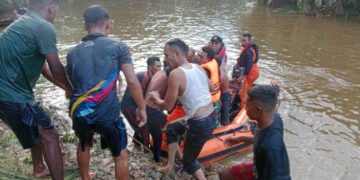 4 Jam Pencarian, Remaja yang Tenggelam di Sungai Aceh Timur Ditemukan Meninggal Dunia